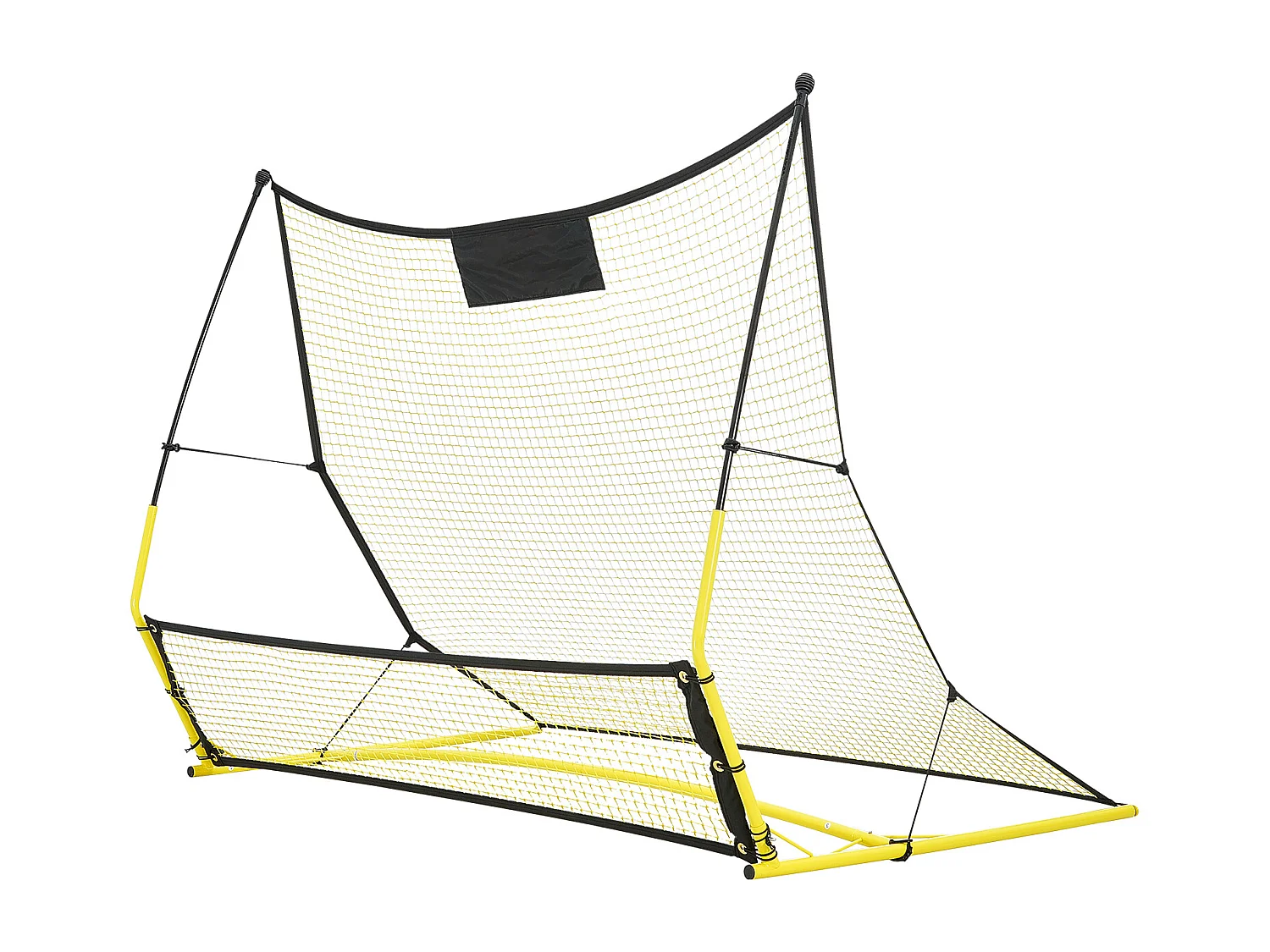 Filet de Rebond SucceBuy Portable 2 en 1 180 cmx102 cm pour Entraîneur de Football avec Sac, Idéal pour l'Entraînement en Équipe et en Solo