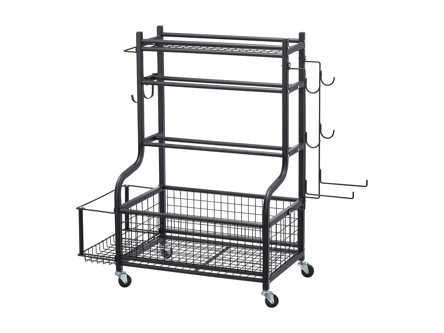 Organiseur de Salle SucceBuy de Sport, Rangement pour Tapis de Yoga, Support de Poids et Support d'Haltères