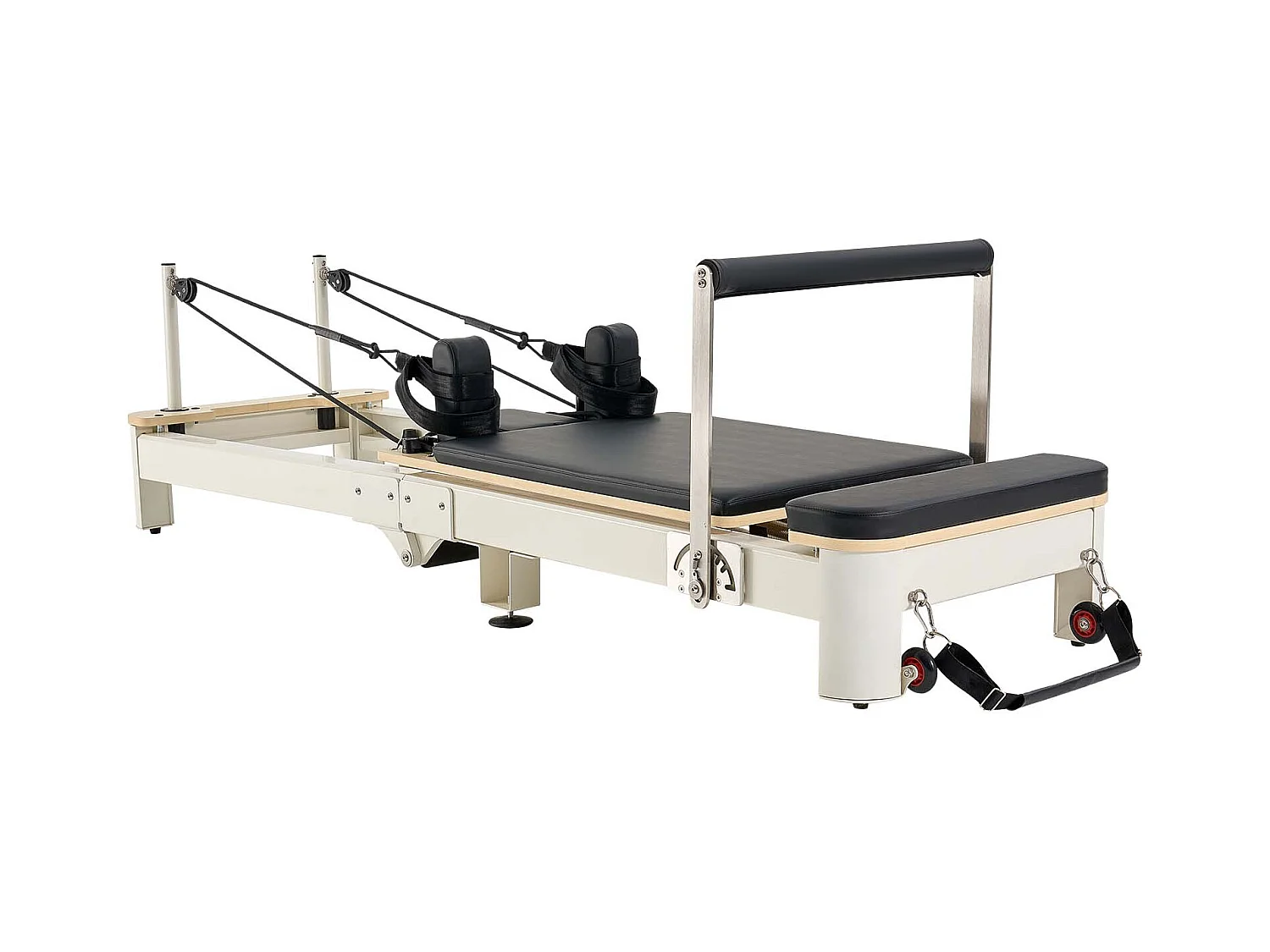 Machine de Pilates SucceBuy Réformateur Pilates Machine de Pilates Pliable avec Résistance pour Gym