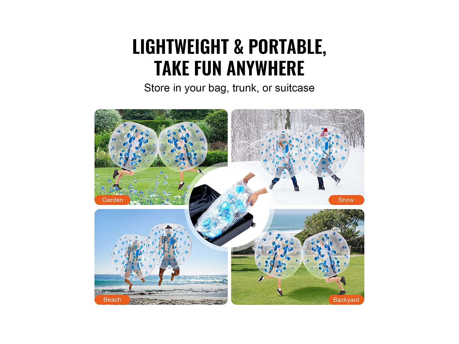 Ballon Pare-Chocs Gonflable SucceBuy, en PVC de 1,2 m, Lot de 1, pour Adolescents