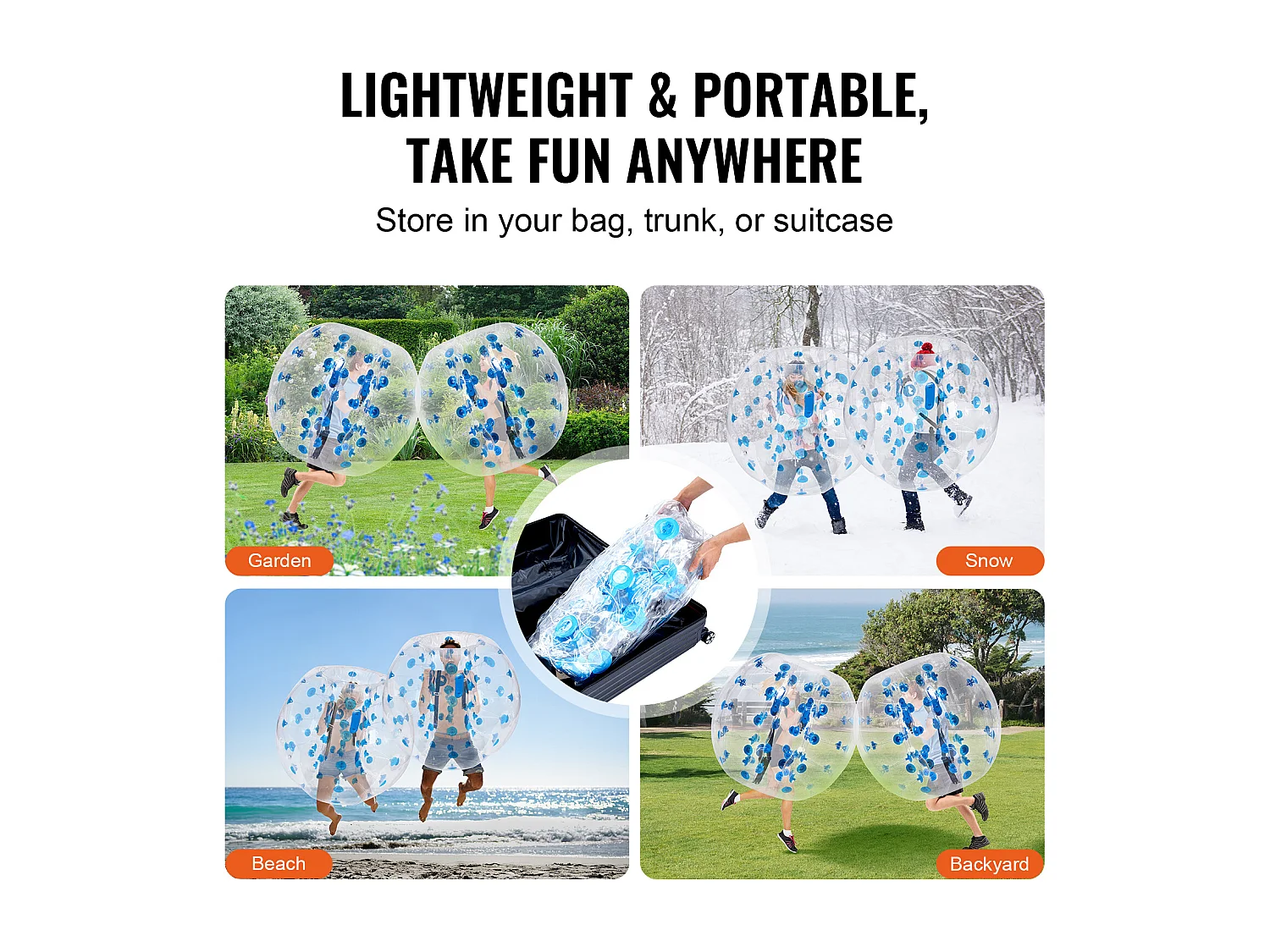 Ballon Pare-Chocs Gonflable SucceBuy, en PVC de 1,2 m, Lot de 1, pour Adolescents