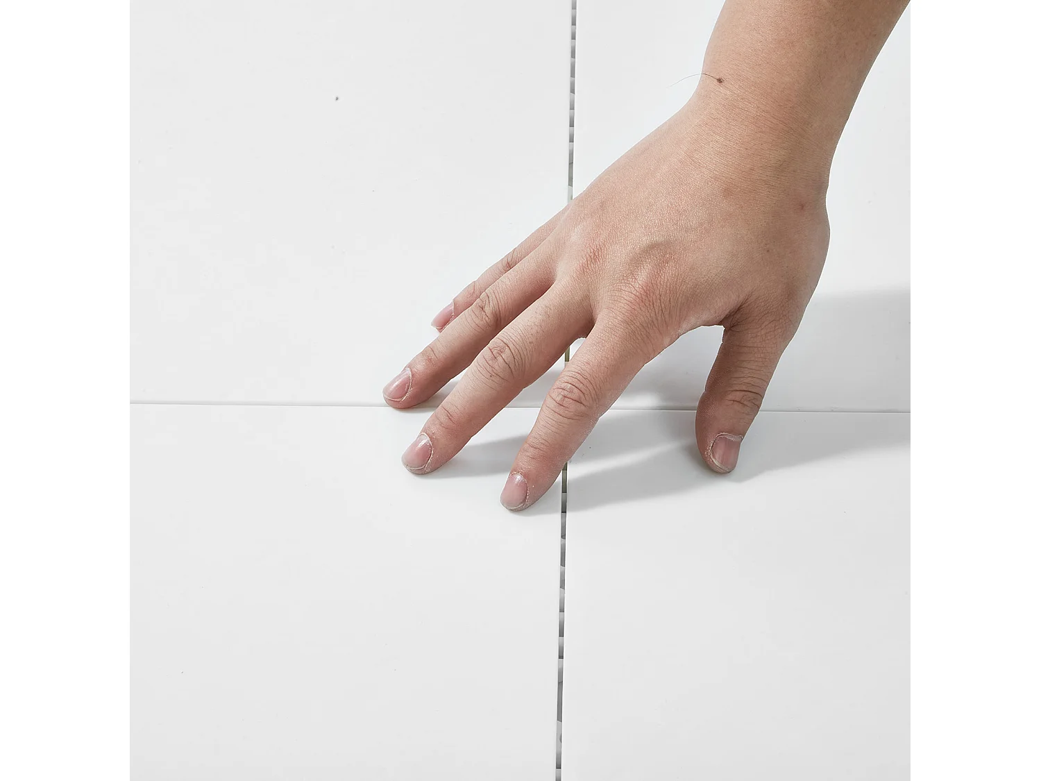 Revêtements de Sol SucceBuy 8 - Ensemble de Dalles de Sol de Salle de Sport à Emboîter en Gris Cendré pour Tapis d'Entraînement