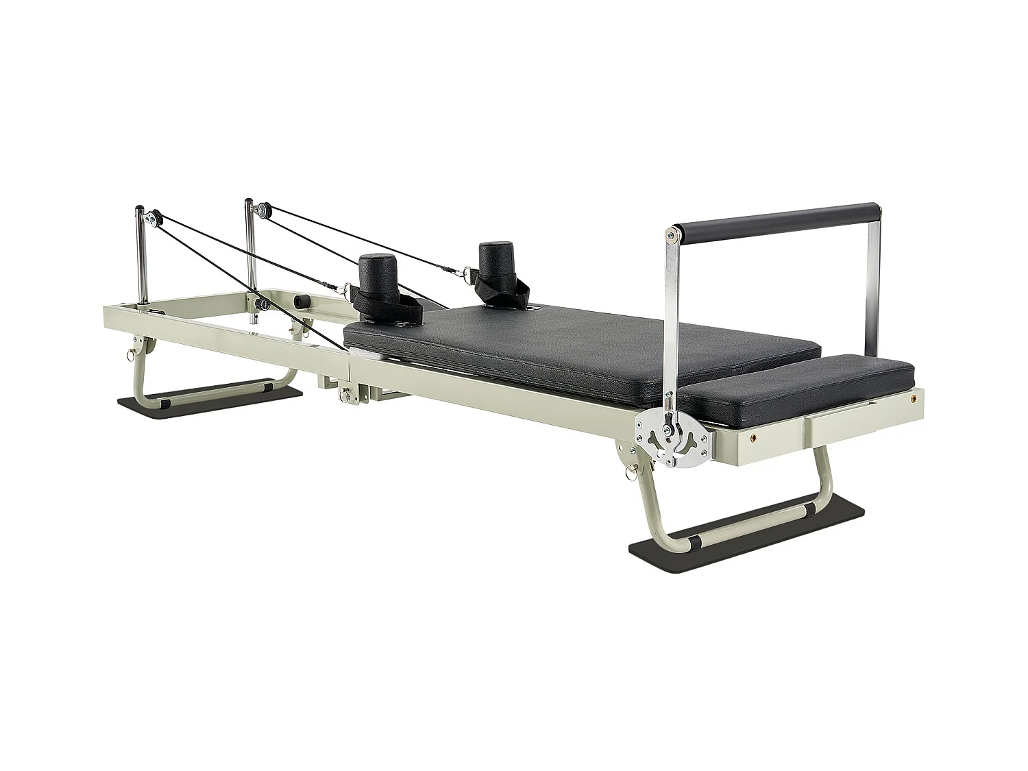 Pilates-apparaat SucceBuy Pilates Reformer Opvouwbare Pilatesmachine met Weerstand voor de Sportschool Thuis