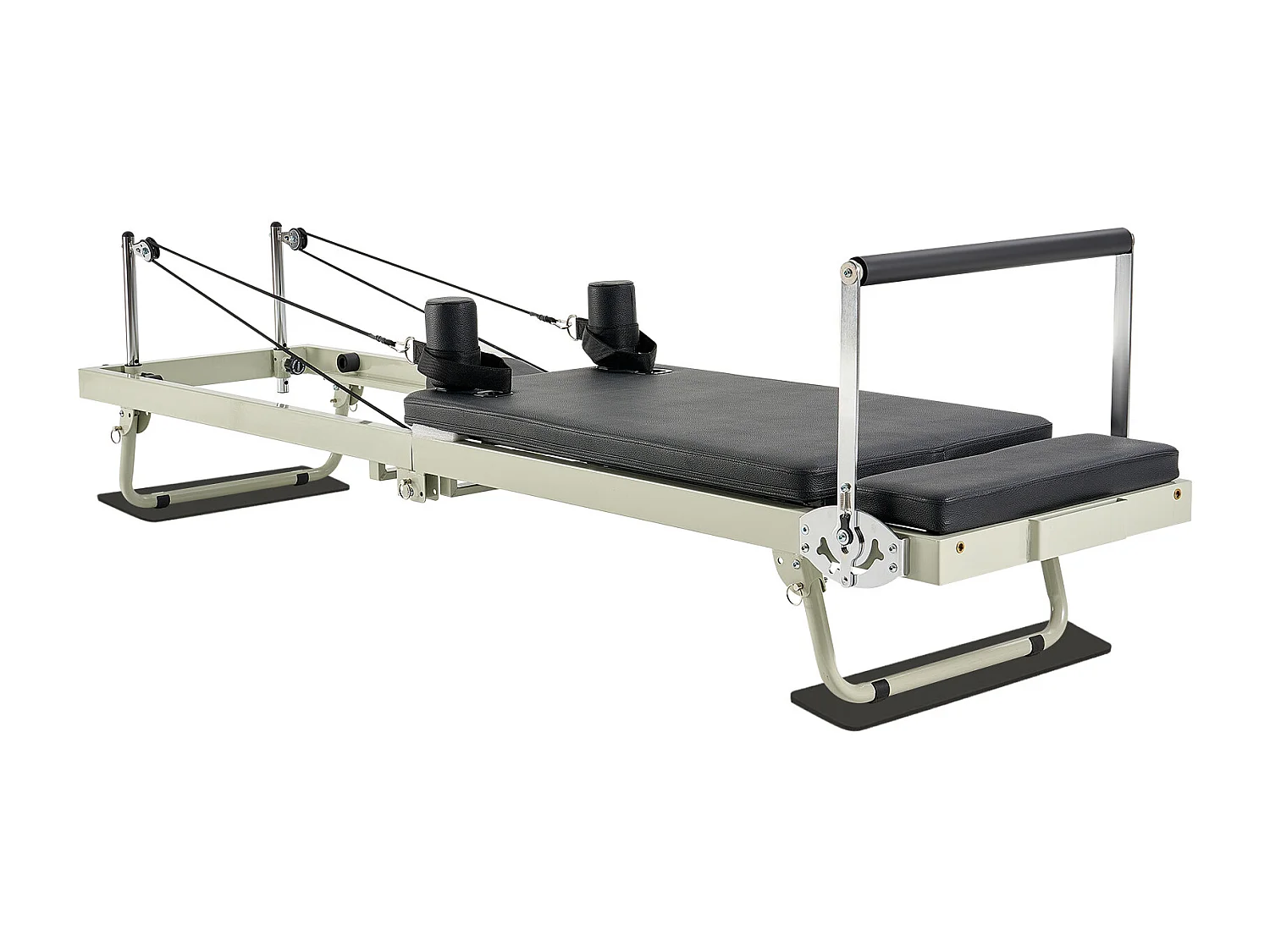 Pilates-apparaat SucceBuy Pilates Reformer Opvouwbare Pilatesmachine met Weerstand voor de Sportschool Thuis