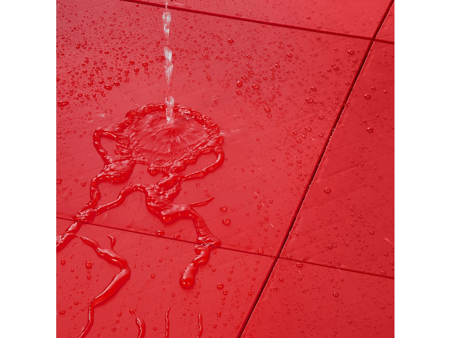 Revêtements de Sol SucceBuy de Salle de Sport en Caoutchouc à Emboîter 8 Pièces, Une Surface d'Entraînement Polyvalente, Également Idéale comme Dalles de Piste