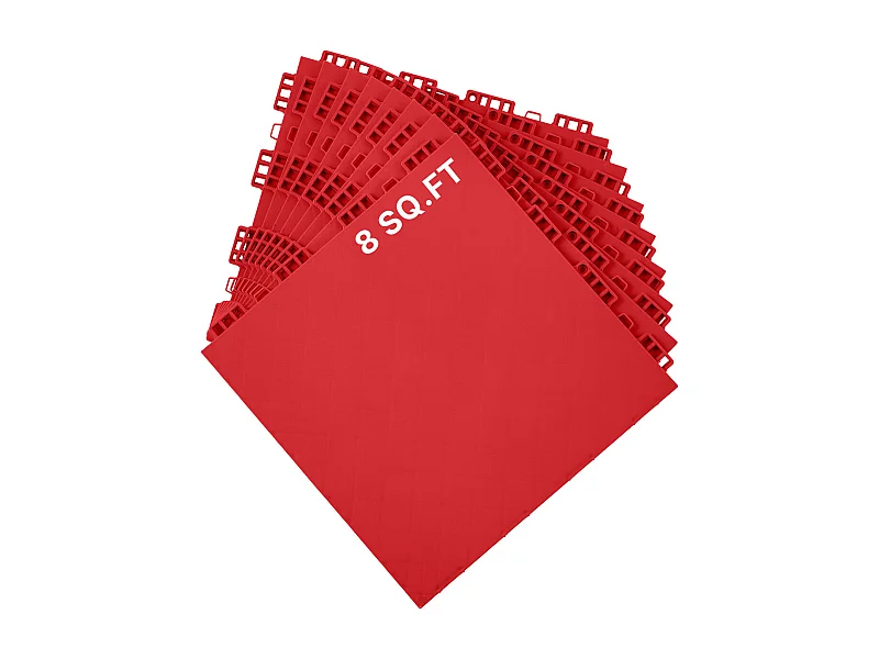 Revestimentos SucceBuy de Piso de Academia de Borracha para Encaixar 8 Peças, Uma Superfície de Treino Versátil, Também Ideal como Peças de Pista