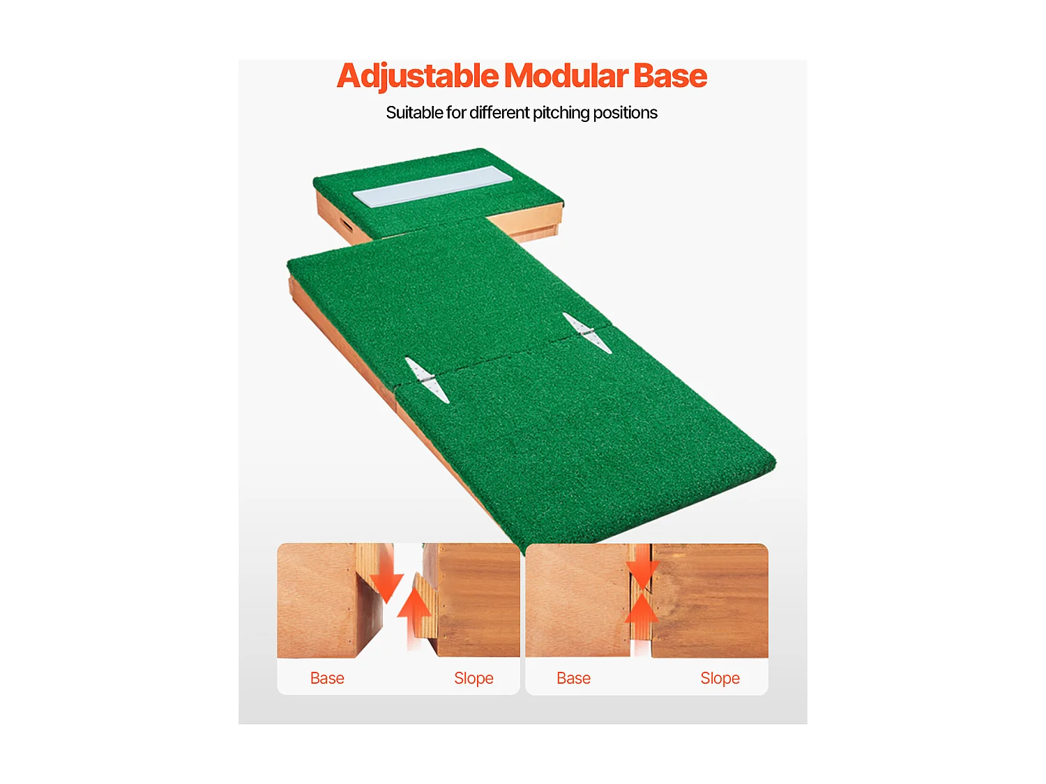 Przenośny Wzniesienie do Rzutu Piłki Baseballowej SucceBuy, Długość 216 cm, do Treningów w Domu lub Przygotowań do Zawodów