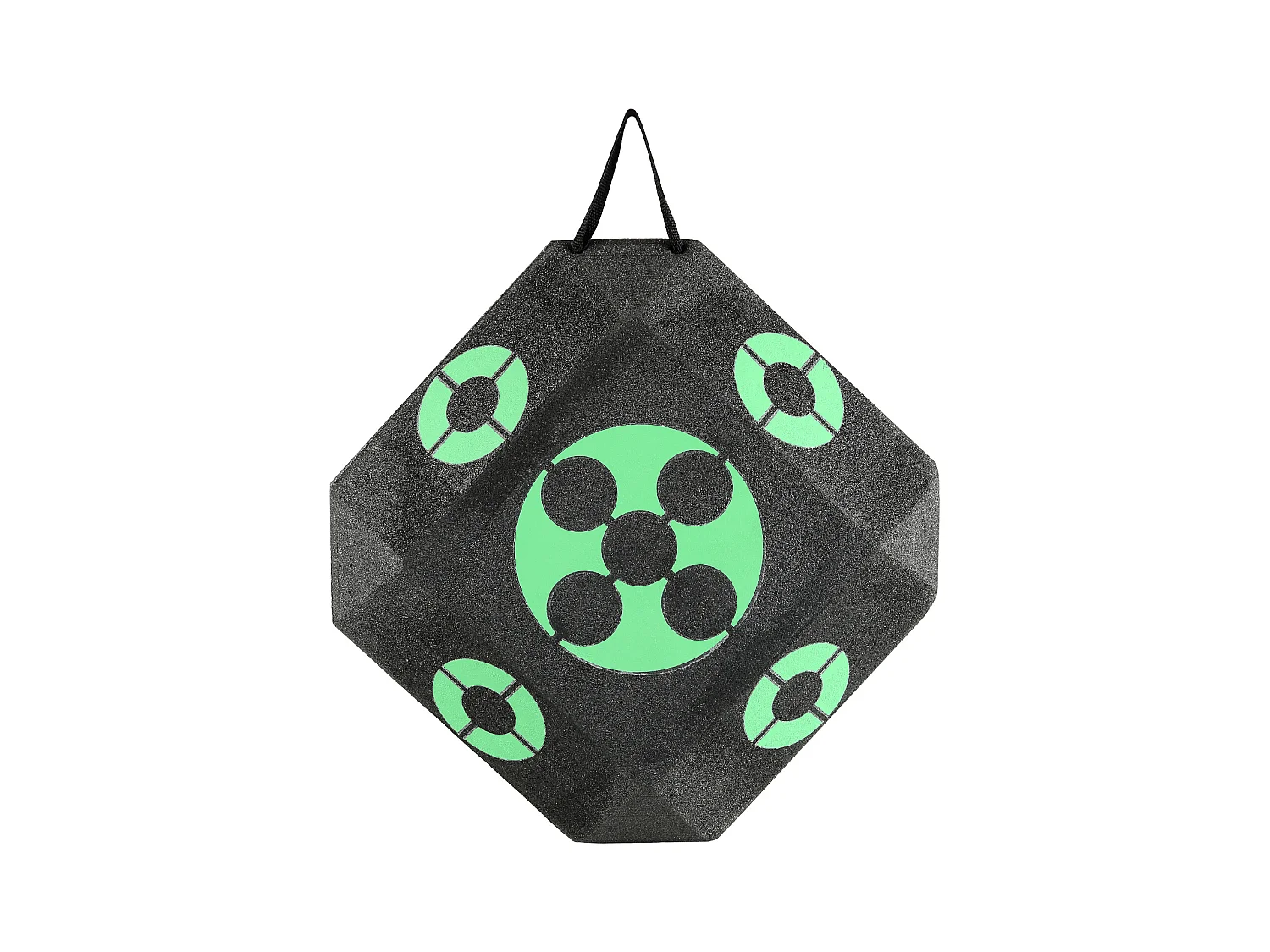 Cible de Tir à l'Arc SucceBuy, 38,1 x 38,1 cm, Cible en Mousse Cubique pour Entraînement en Extérieur