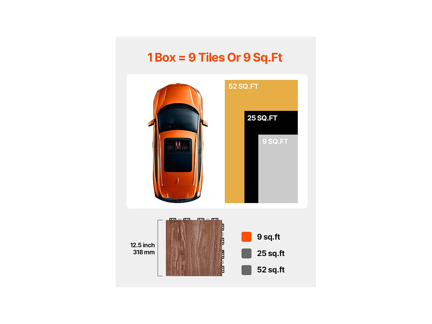 Revêtements de Sol SucceBuy de Danse Emboîtables 52 Pièces - PP + PVC, Ensemble de 52 Pièces Emboîtables pour Entraînement Immersif, avec Base Rembourrée