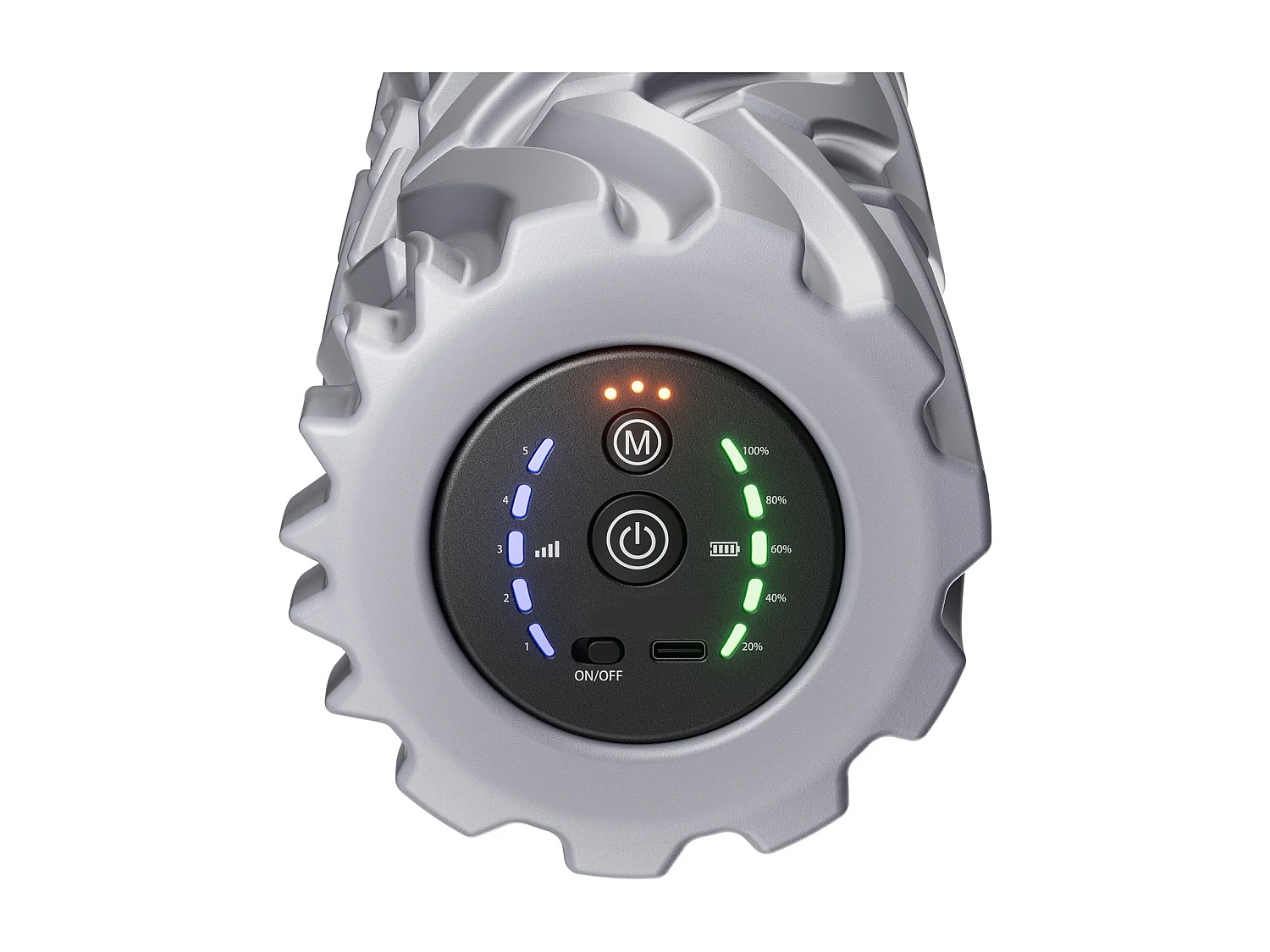 Rouleau en Mousse Électrique SucceBuy, avec à 5 Vitesses pour la Relaxation Musculaire, pour Soulager la Douleur, Augmenter Flux Sanguin