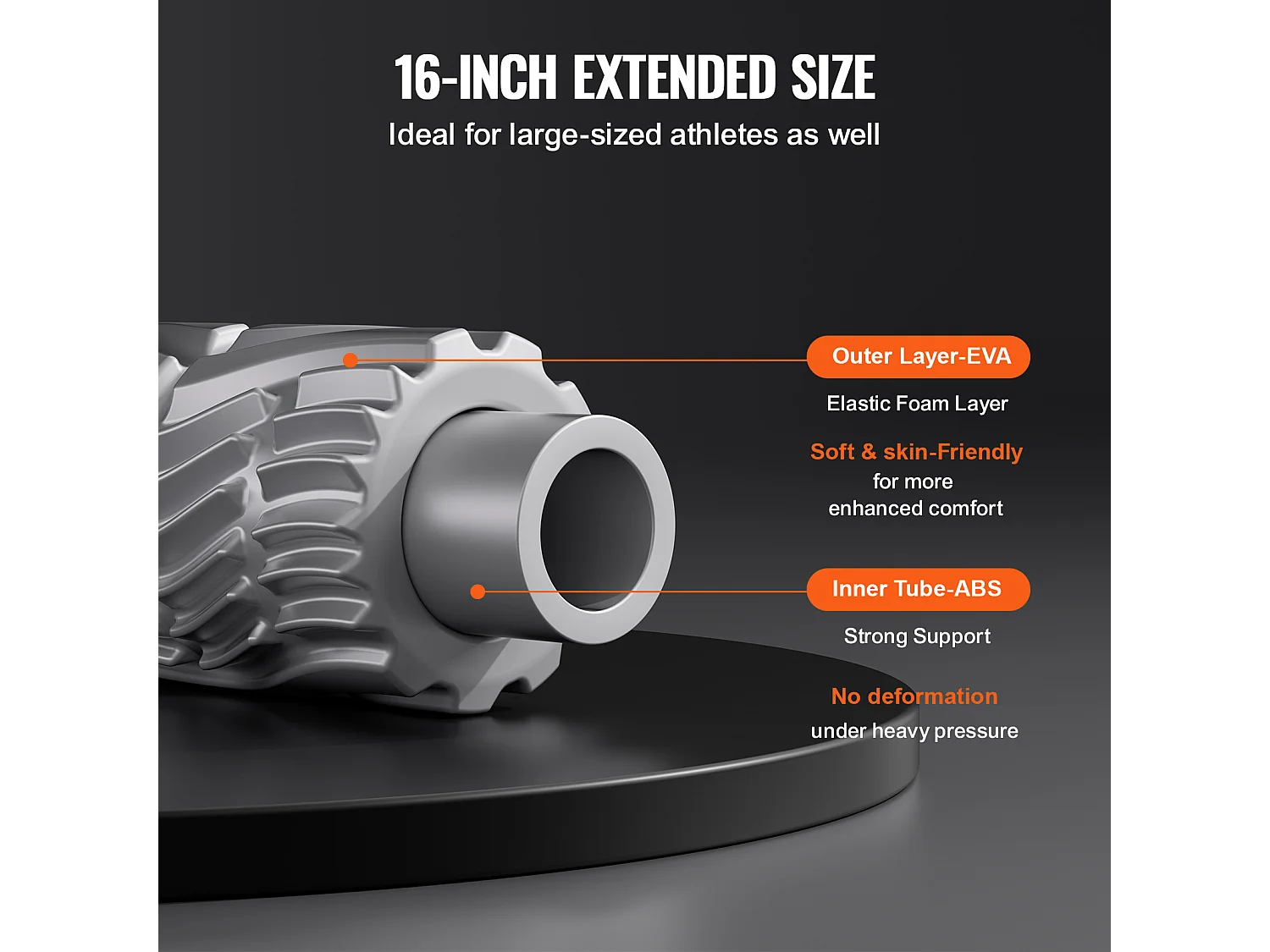 Elektrische Schaumstoffrolle SucceBuy, mit 5 Geschwindigkeitsstufen zur Muskelentspannung, zur Schmerzlinderung, zur Steigerung der Durchblutung