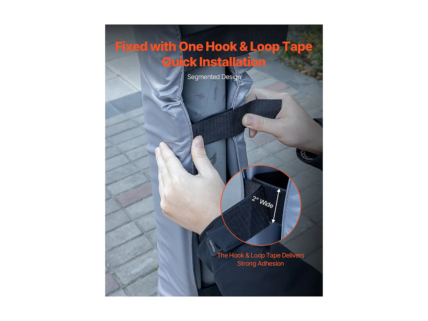 Crash Pad SucceBuy Imbottitura di Protezione per Pali da Basket da 180 cm, Imbottitura Resistente per Pali Rotondi da 5-16 cm e Quadrati da 11,5 x 11,5 cm