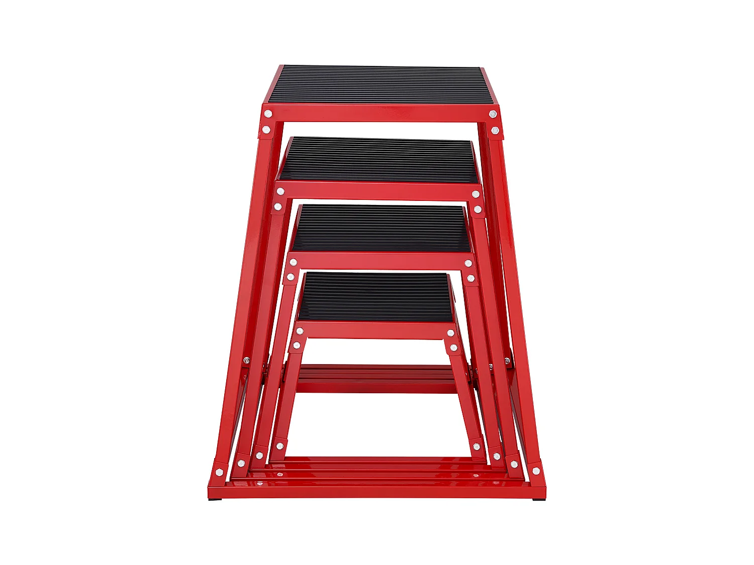 Boîte de Saut Pliométrique SucceBuy, Boîte à Saut Musculation Fitness, 4PCs, 30.5/45.8/60.9/76.2 cm