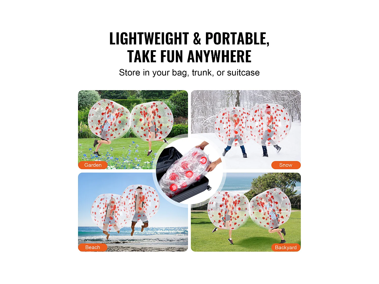 Ballon Pare-Chocs Gonflable SucceBuy, en PVC de 1,5 m, Lot de 1, pour Adolescent et Adulte