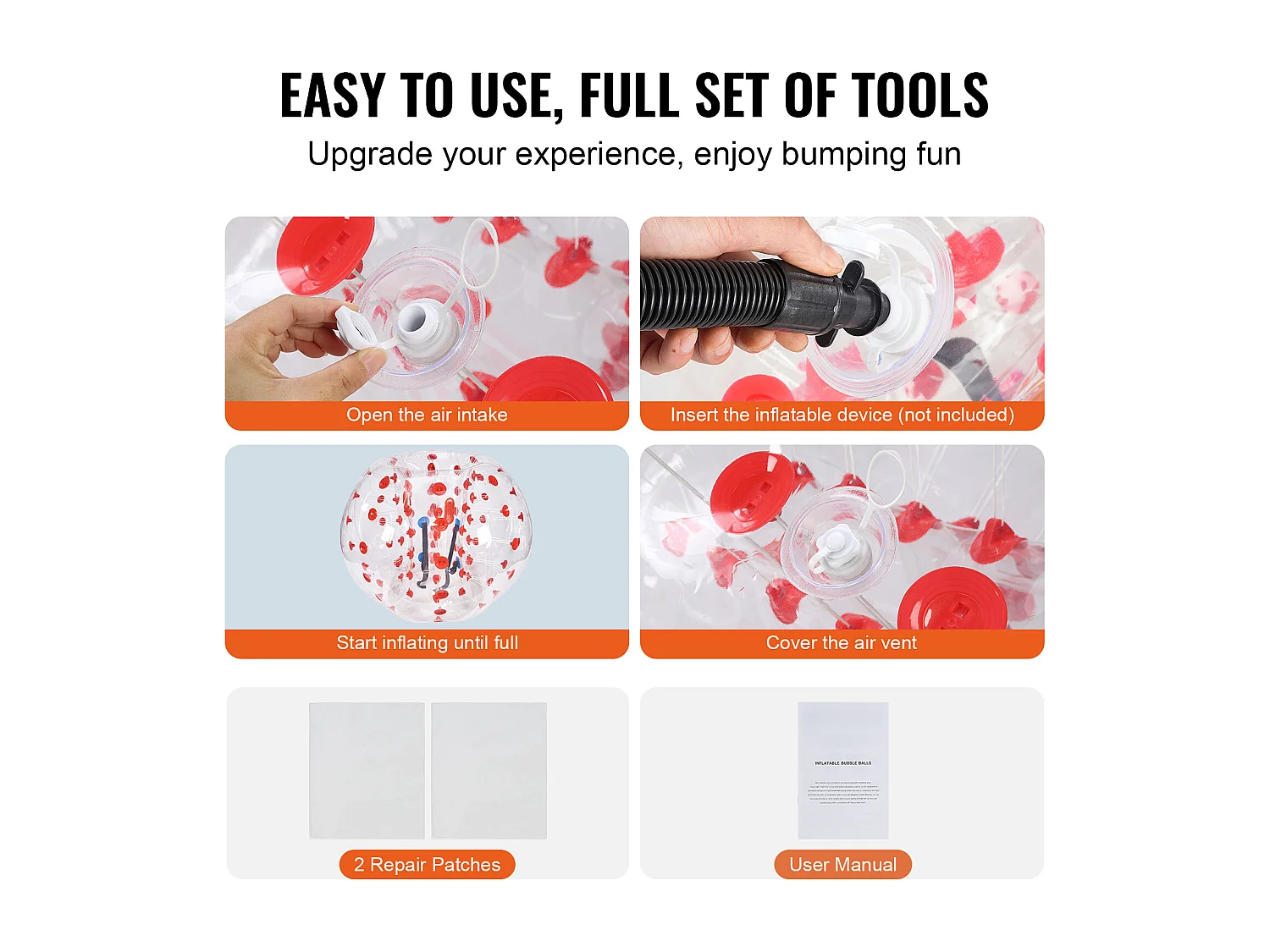 Ballon Pare-Chocs Gonflable SucceBuy, en PVC de 1,5 m, Lot de 1, pour Adolescent et Adulte