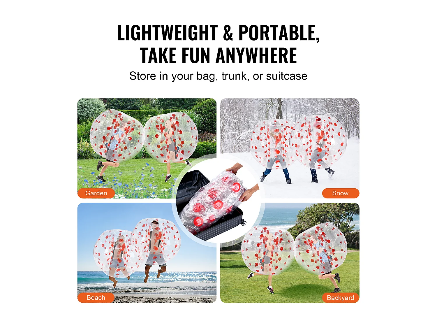 Ballon Pare-Chocs Gonflable SucceBuy, en PVC de 1,5 m, Lot de 1, pour Adolescent et Adulte