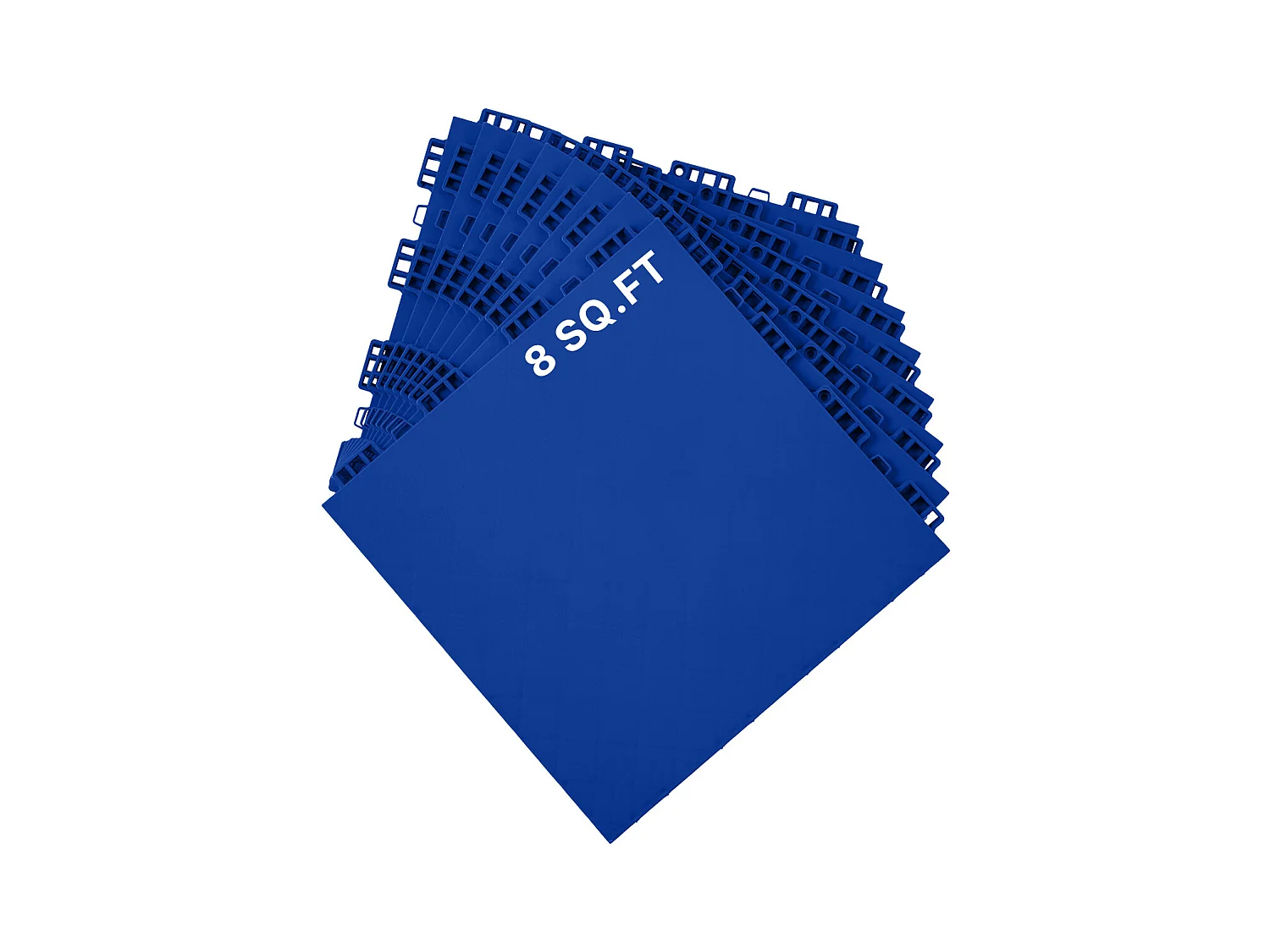 Revêtements de Sol SucceBuy en Caoutchouc à Emboîter 8 Pièces en PP, Une Surface d'Entraînement Polyvalente, Également Idéale comme Dalles de Piste de Danse