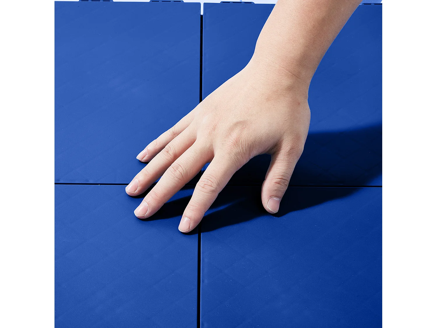 Revêtements de Sol SucceBuy en Caoutchouc à Emboîter 8 Pièces en PP, Une Surface d'Entraînement Polyvalente, Également Idéale comme Dalles de Piste de Danse