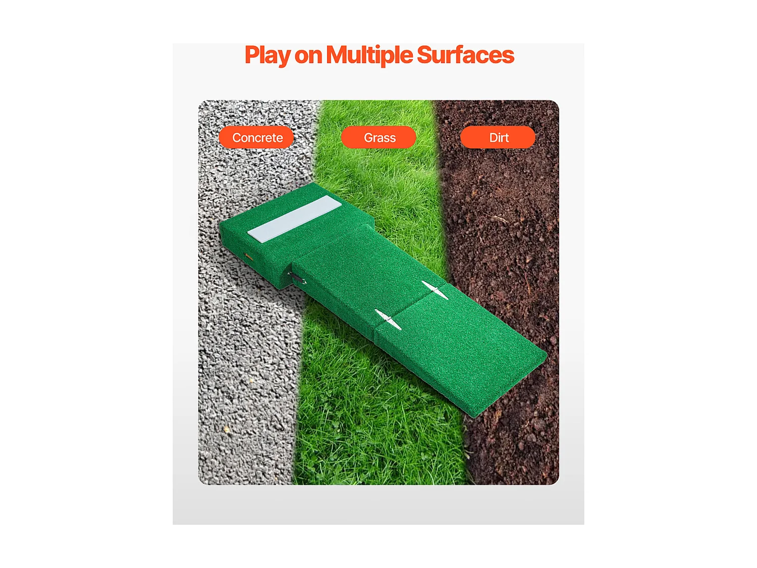 Przenośny Wzniesienie do Rzutu Piłki Baseballowej SucceBuy, Długość 195 cm, do Treningów w Domu lub Przygotowań do Zawodów