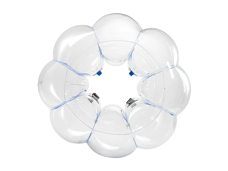 Balão Amortecedor Inflável SucceBuy (1 Peça) 1,2 m, Bola de Bolhas de PVC Durável com 0,5 mm de Espessura para Jogos em Equipe ao Ar Livre