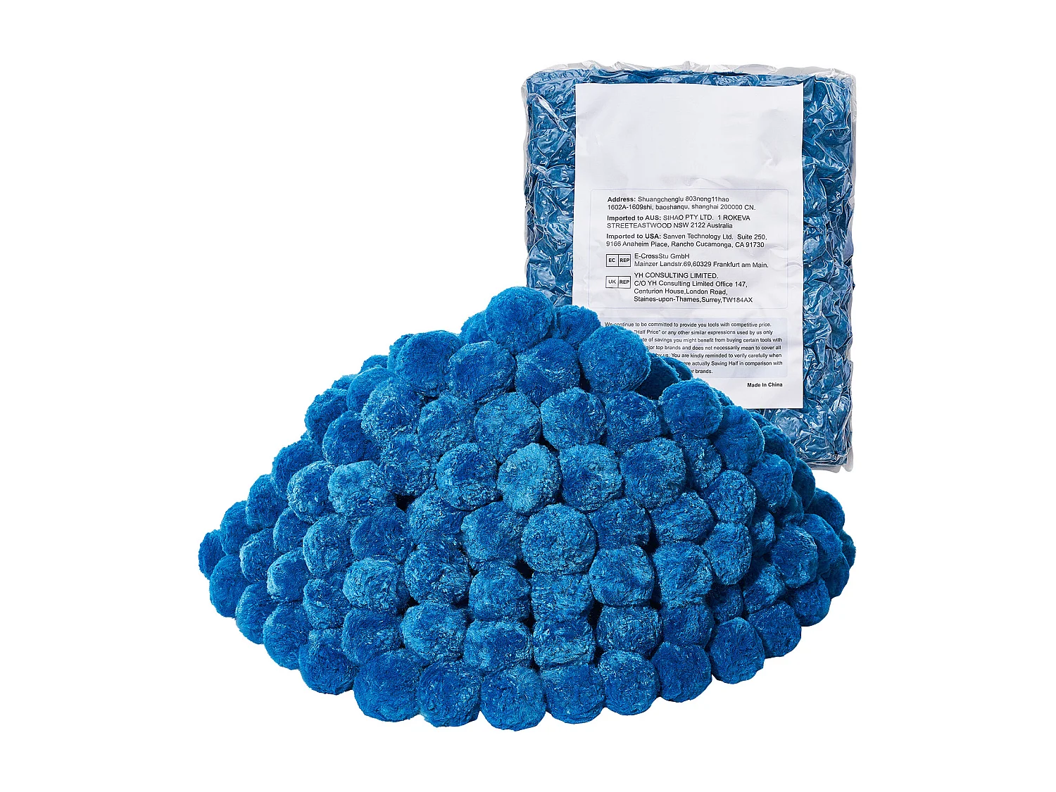 Sfere Filtranti per Piscina, SucceBuy Sfere Filtranti per Piscina 1,83 kg Blu per Filtro a Sabbia per Piscina