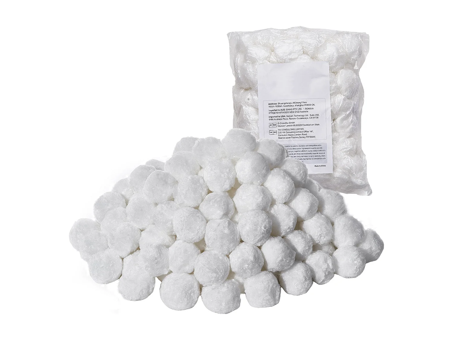 Kulki Filtrujące do Basenu, SucceBuy Kulki Filtrujące do Basenu 0,7 kg do Wielokrotnego Użytku Filtra Piaskowego do Basenu