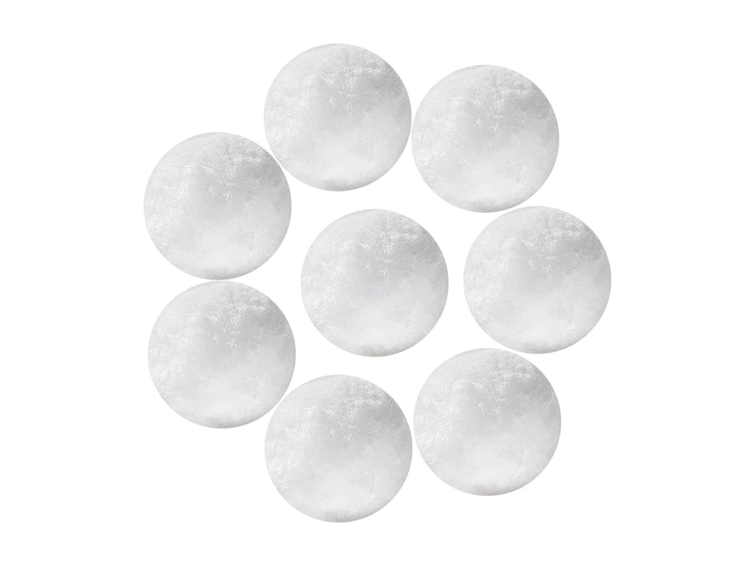 Boules Filtrantes pour Piscine, SucceBuy Boules de Filtre de Piscine de 2.1 kg, Médias Réutilisables de Filtre de Sable pour Piscines