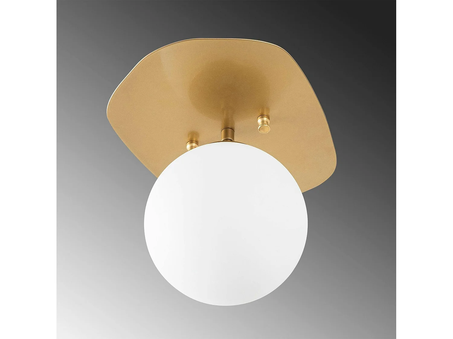 Plafonnier globe – finition dorée chic SIERRE