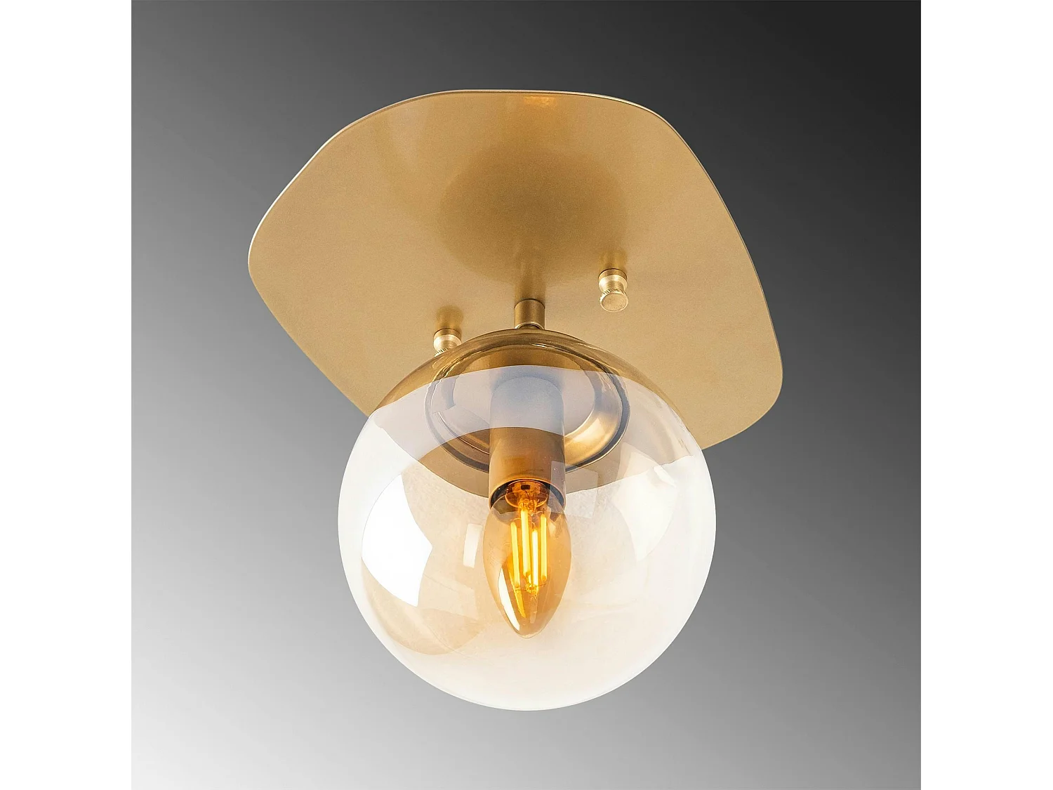 Plafonnier en verre – petit globe design SIERRE