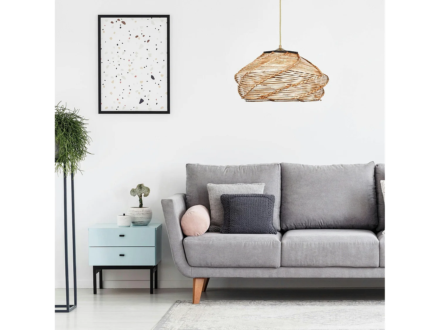 Suspension bohème forme ronde ø36 cm OLTEN