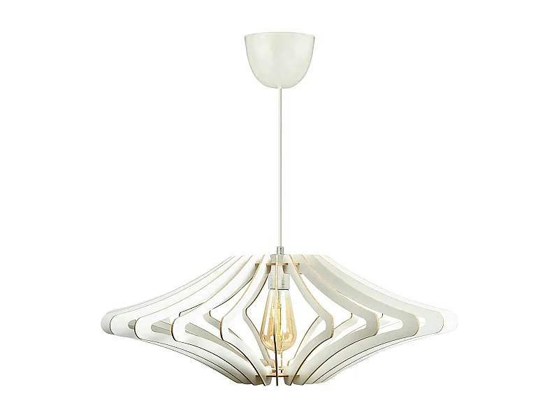 Suspension blanche moderne - forme graphique BIEL