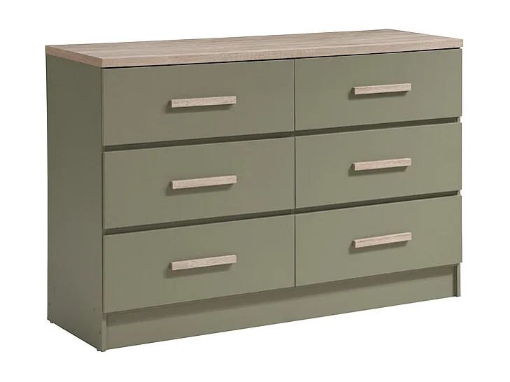 Commode 6 tiroirs – Vert - SKAIDO