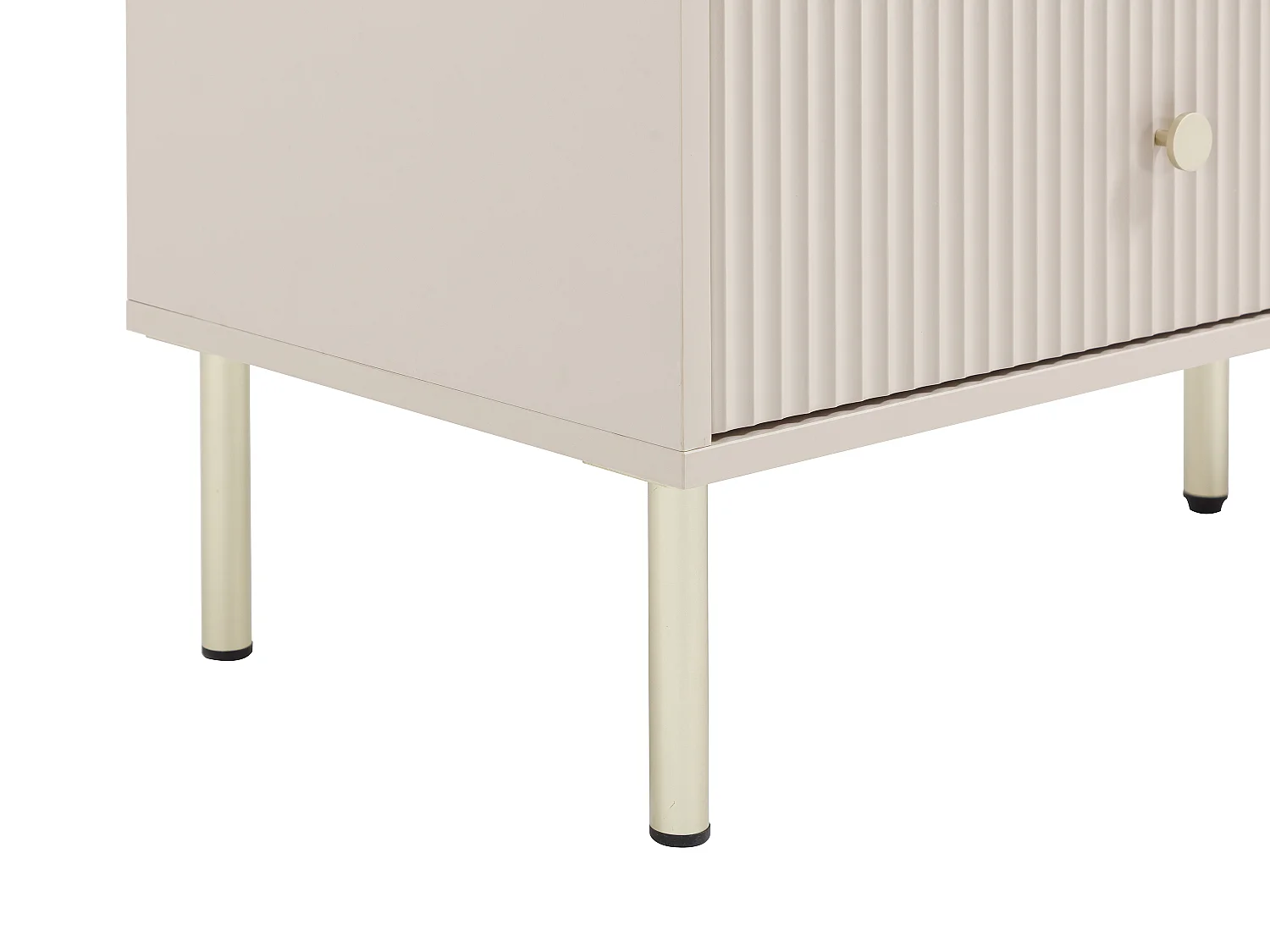 Commodes 6 tiroirs – Beige et doré - LUNAOR