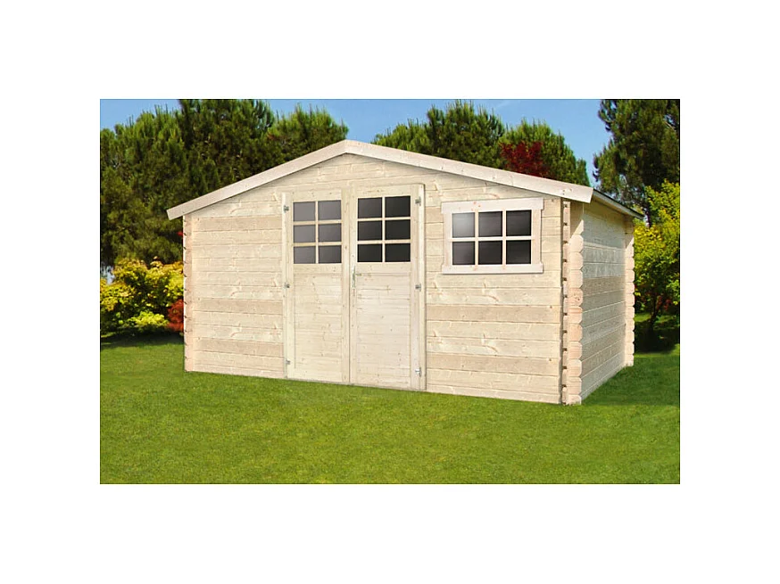 Abri Jardin Solid ROBINSON 11.56m² - 388x298cm - Madriers 34mm
