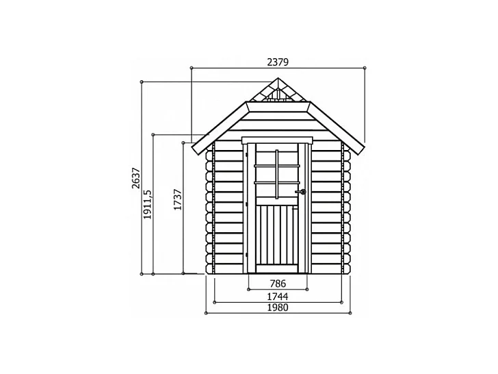Abri de jardin Solid Galway 198x298cm (5.9m²) - Résistant et spacieux