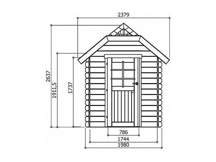 Tuinhuis Solid Galway 198x298cm (5.9m²) - Duurzaam en ruim