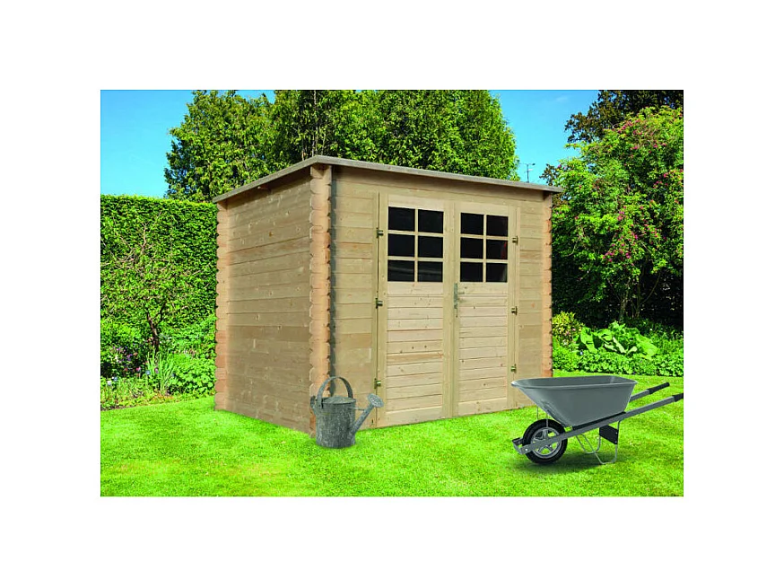 Abri de Jardin Solid Laelia 2,5x2,5m (6,15m²) - 19mm