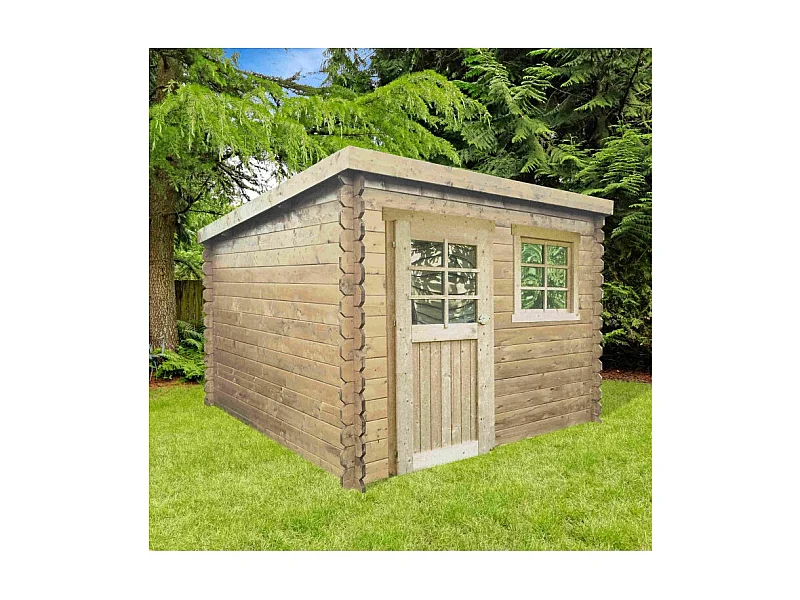 Abri de Jardin Solid Nevers (5.66m²) - 238x238cm