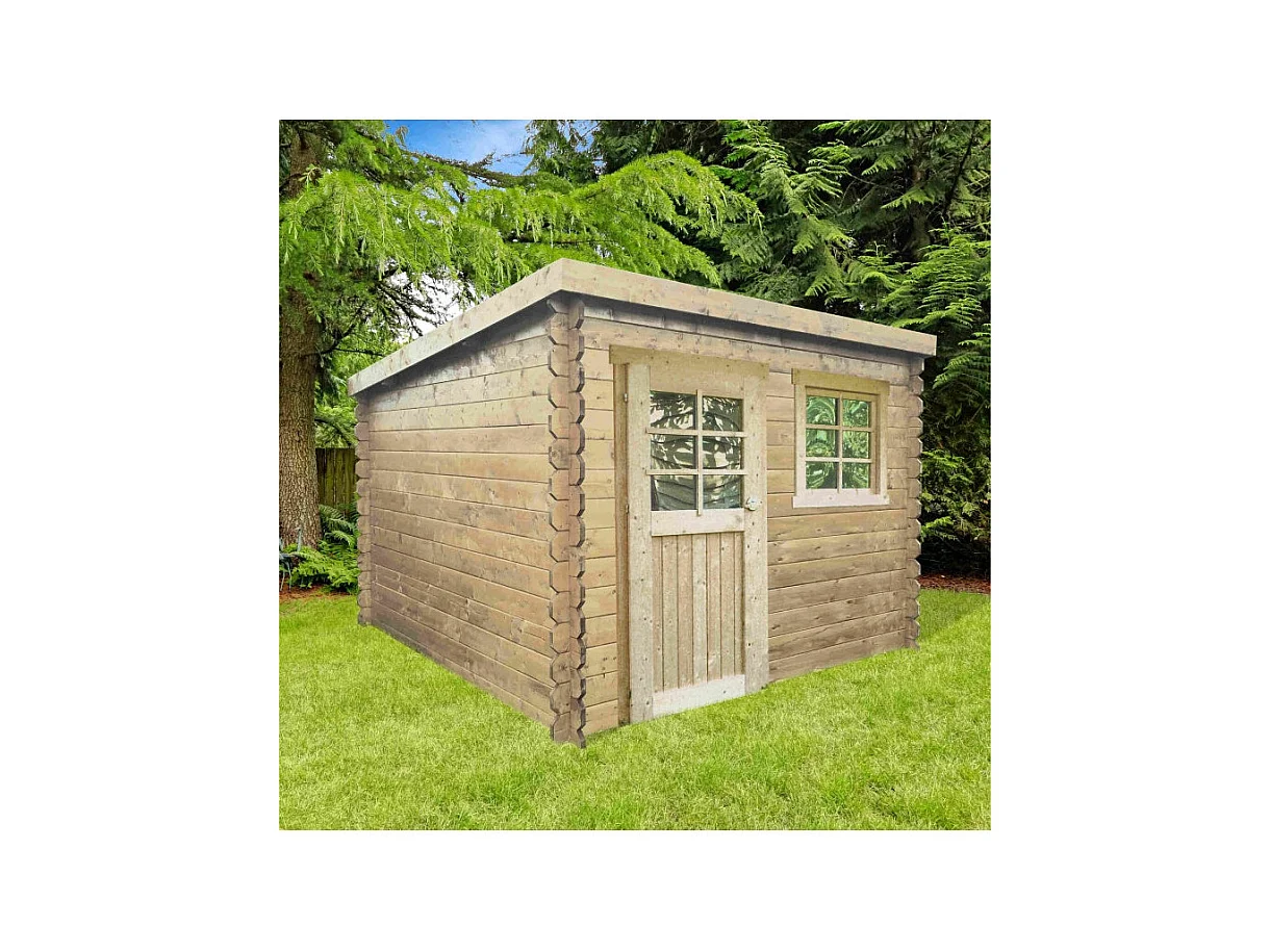 Abri de Jardin Solid Nevers (5.66m²) - 238x238cm