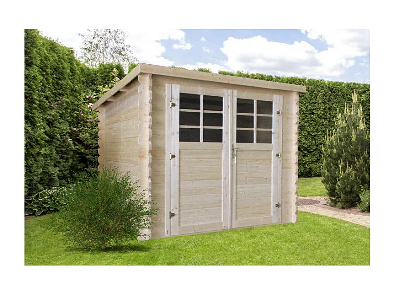 Abri de Jardin Solid KEIKO 28mm (5.66m²) - 238x238cm