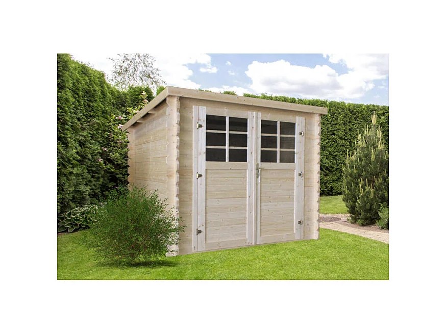 Abri de Jardin Solid KEIKO 28mm (5.66m²) - 238x238cm