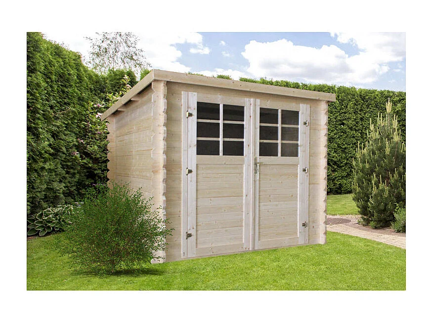 Abri de Jardin Solid KEIKO 28mm (5.66m²) - 238x238cm