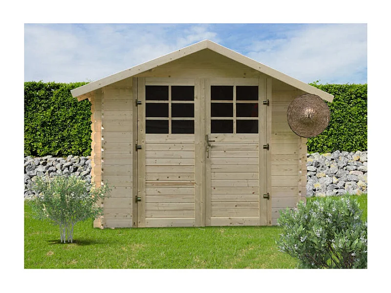 Abri de Jardin Solid Nina 5.9m² - 28mm (298x198cm)