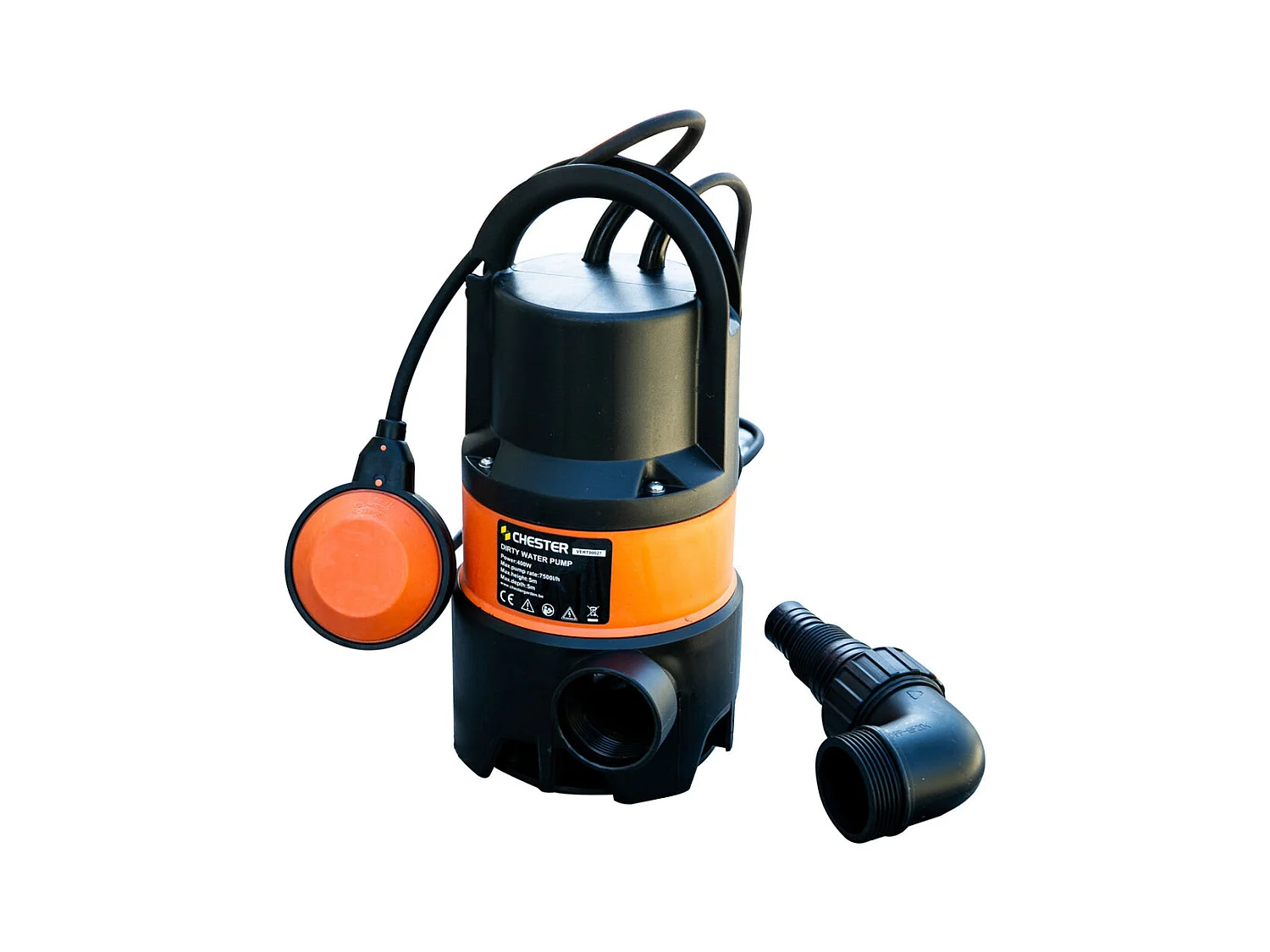 Pompe pour eaux chargées 400 w avec flotteur - CHESTER