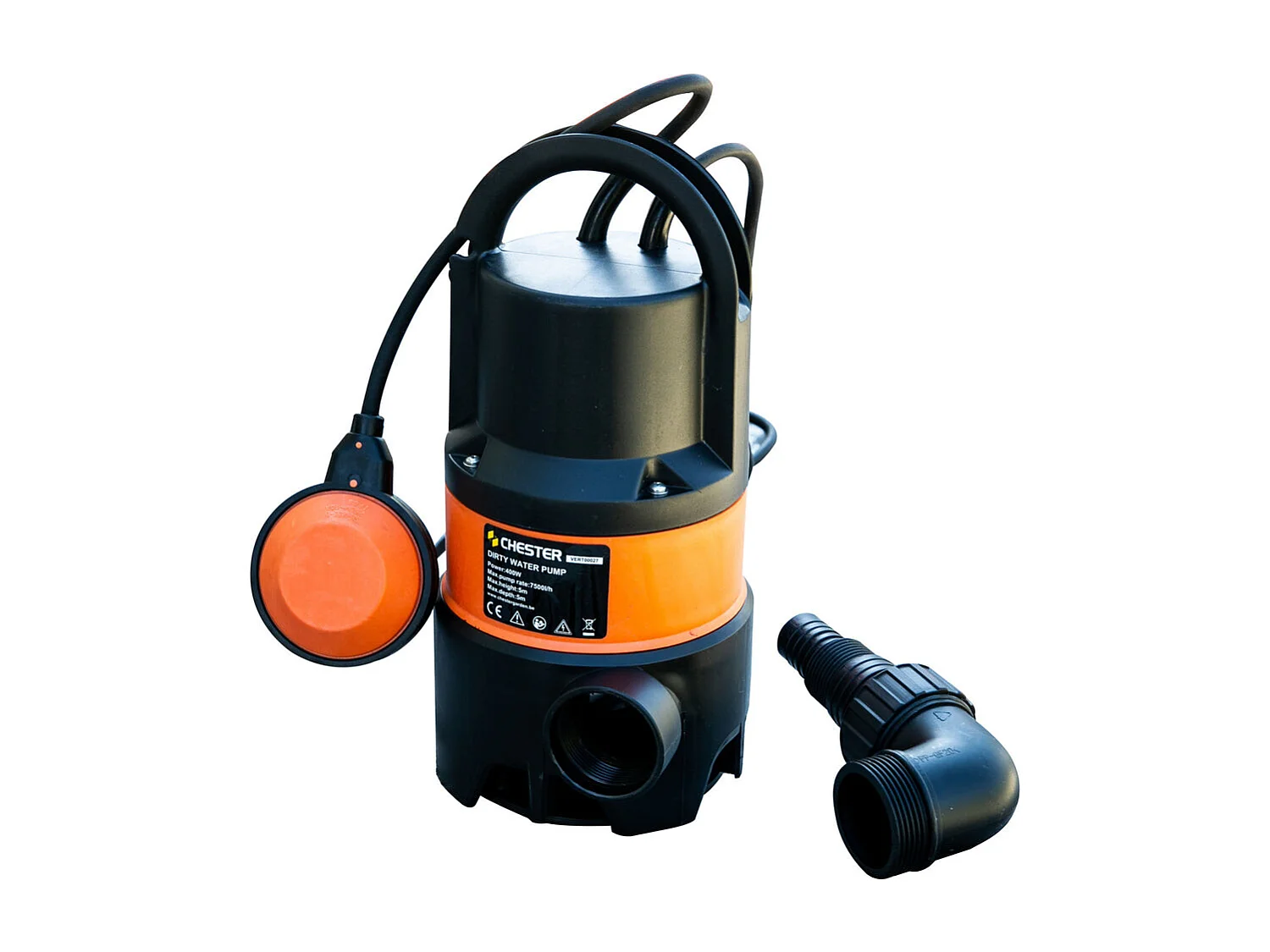 Pompe pour eaux chargées 400 w avec flotteur - CHESTER