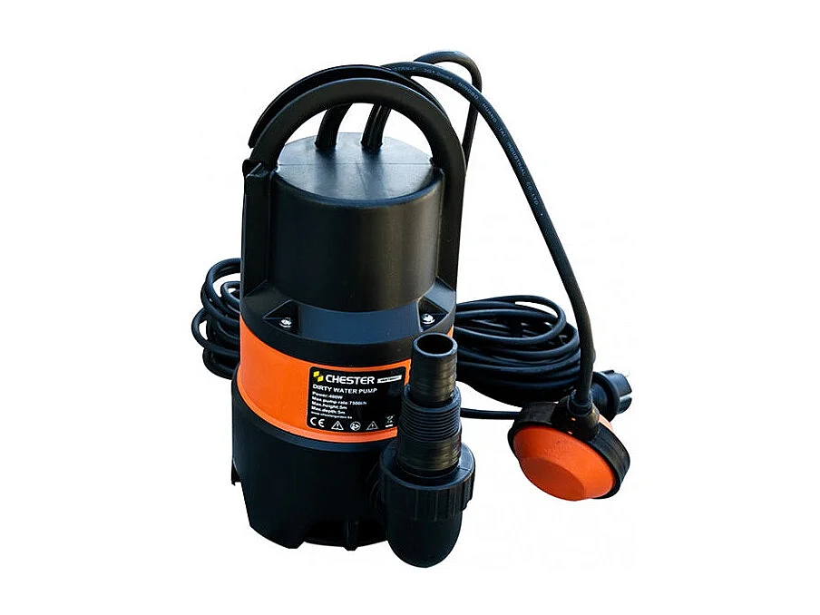 Pompe pour eaux chargées 400 w avec flotteur - CHESTER