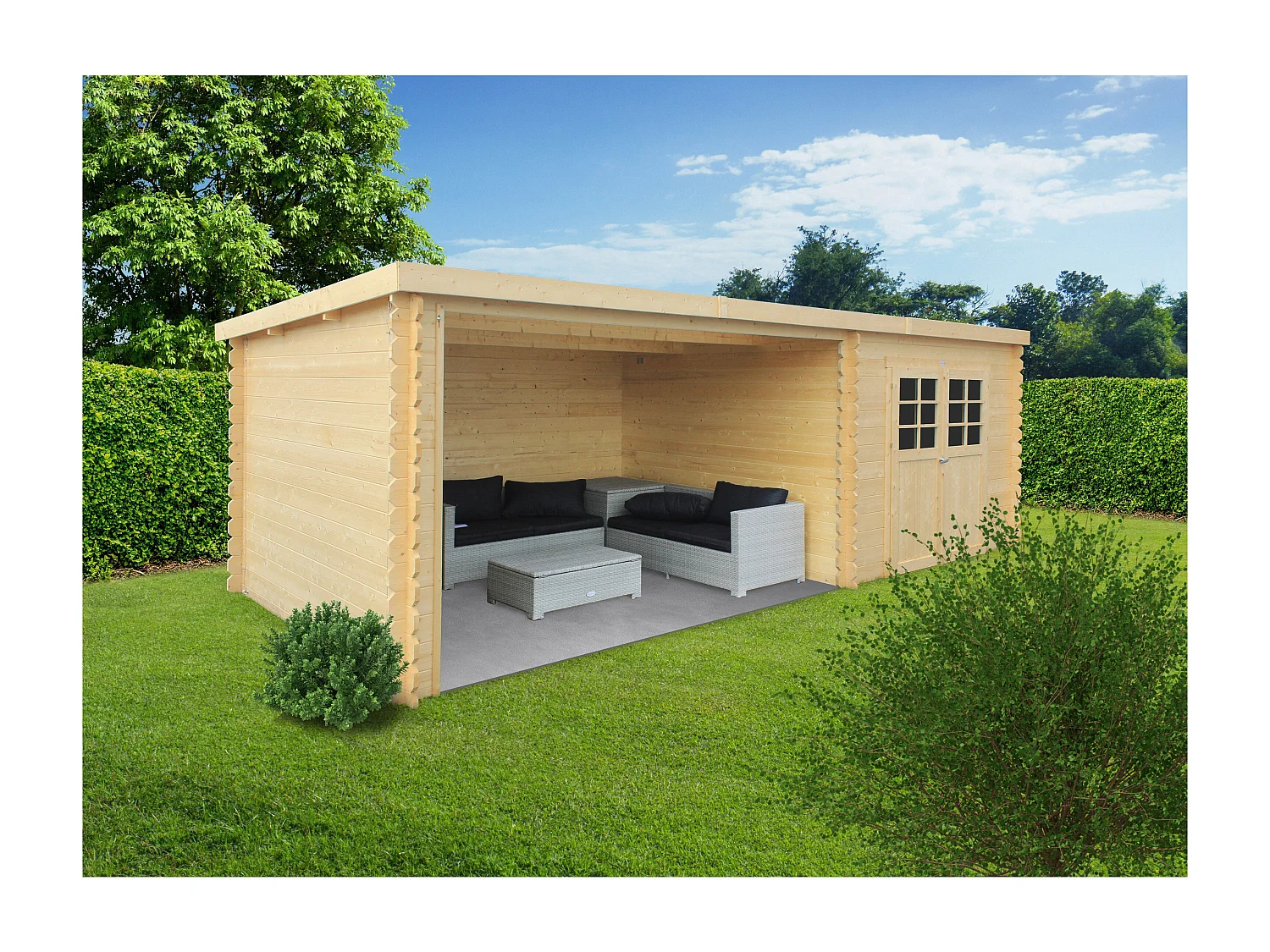 Abri de Jardin Solid Rohan 8.88m² - 298x298cm