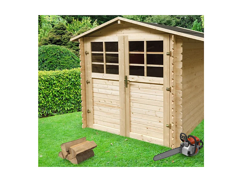 Abri de Jardin Solid Morgane 19 mm - 198x198 cm (3.92 m²)