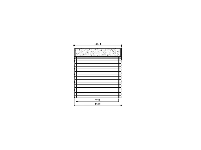 Abri Jardin Solid Céline 3.92m² - 19mm avec Appentis - x cm