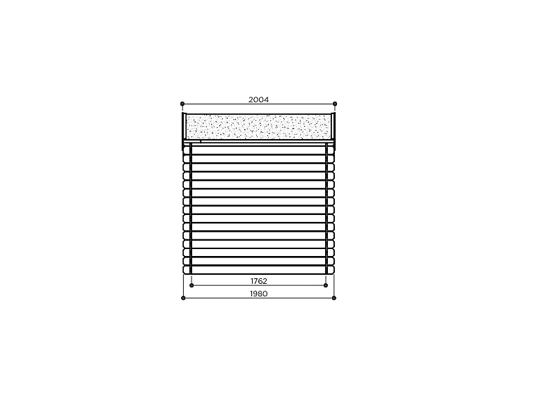 Abri Jardin Solid Céline 3.92m² - 19mm avec Appentis - x cm